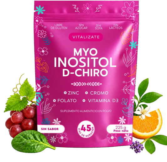 Myo Inositol + D-Chiro Inositol 40:1 Platinum en Polvo