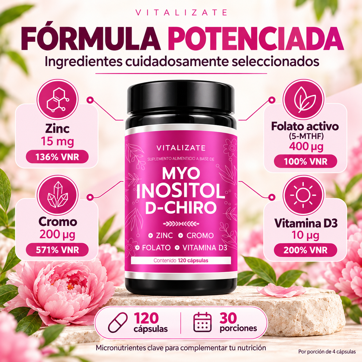 Myo Inositol + D-Chiro 40:1