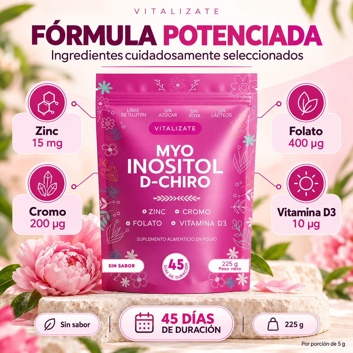 Myo Inositol + D-Chiro 40:1