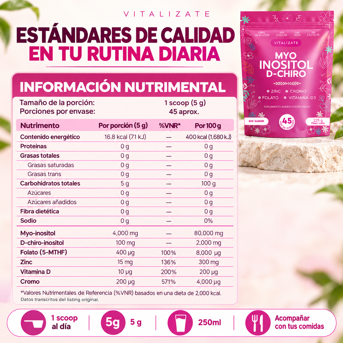 Myo Inositol + D-Chiro 40:1