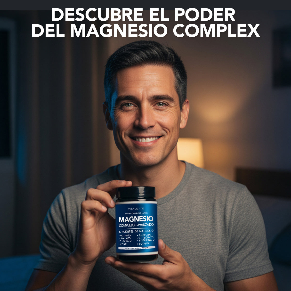 Complejo de Magnesio | 6 Fuentes + Potasio y Zinc