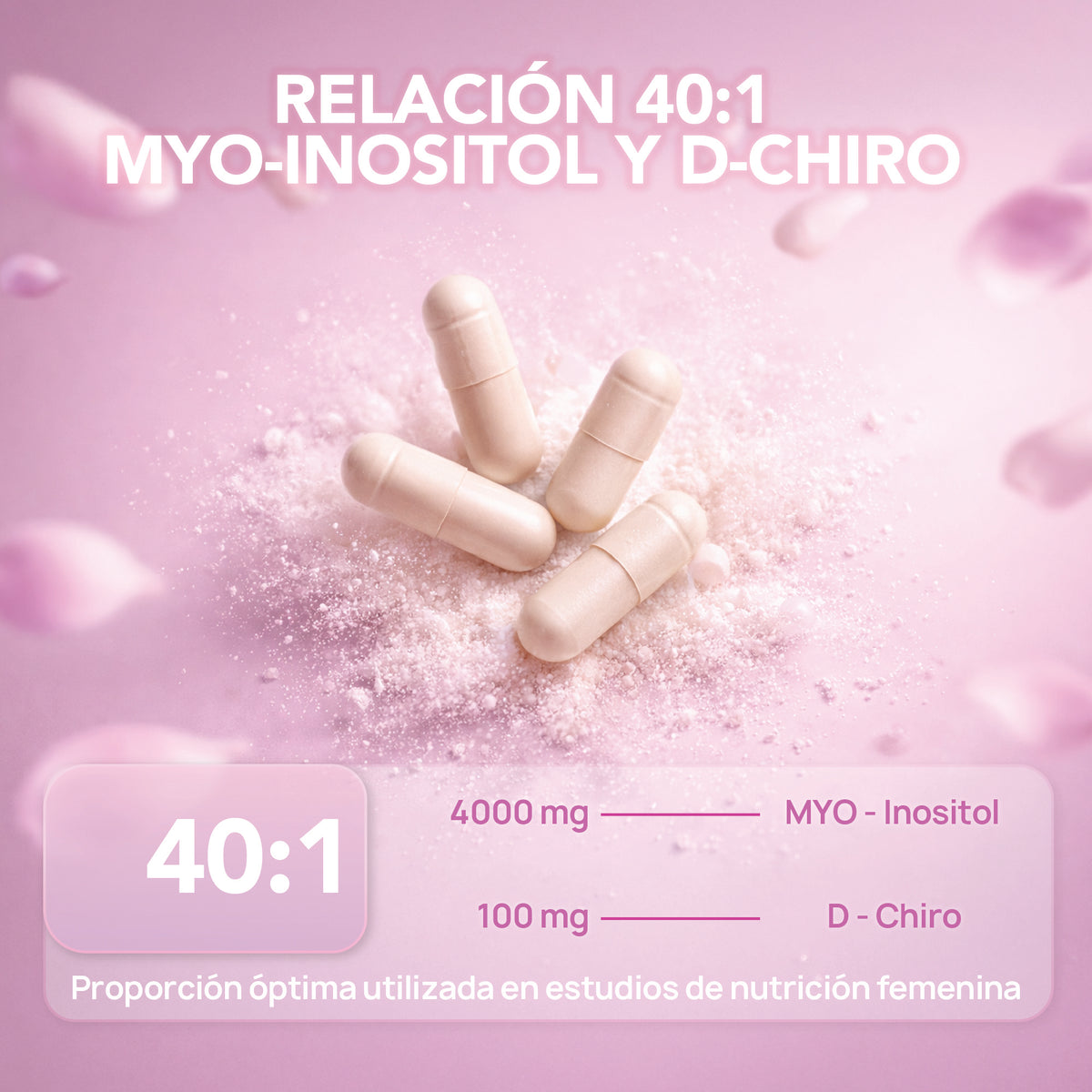 Myo Inositol + D-Chiro Inositol 40:1 Platinum