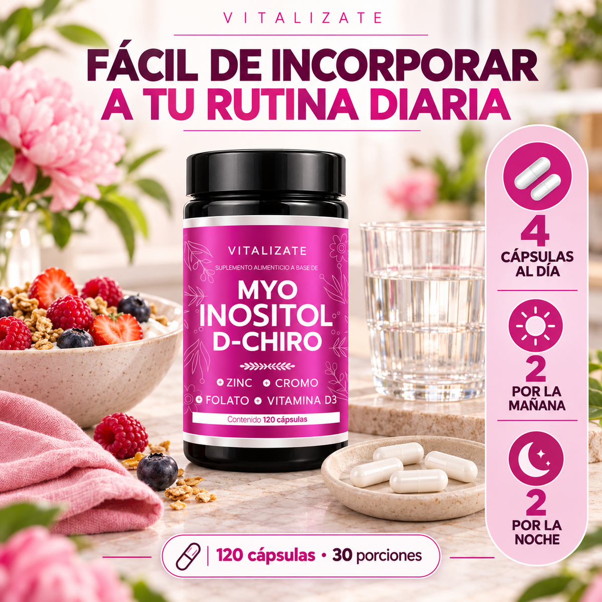 Myo Inositol + D-Chiro 40:1