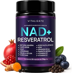 NAD+ Resveratrol Original con 14+ Ingredientes