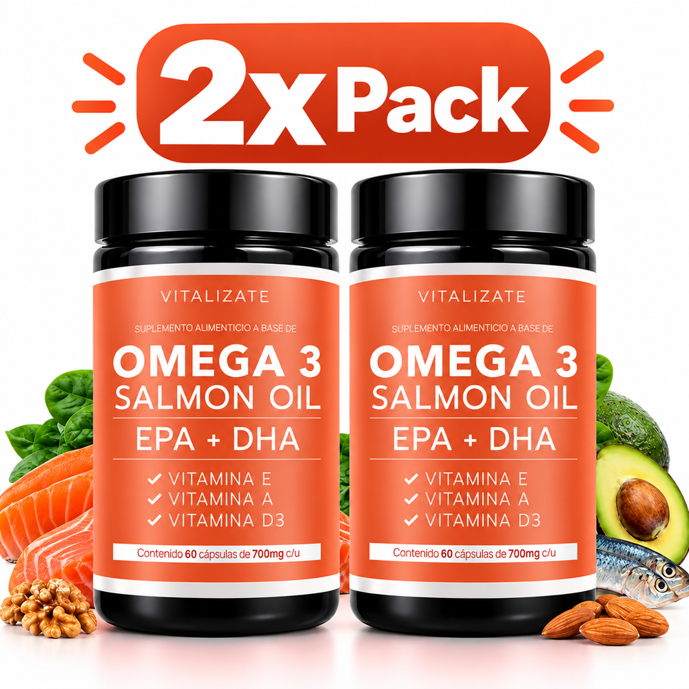 Omega 3 EPA + DHA | Pack de 2 frascos