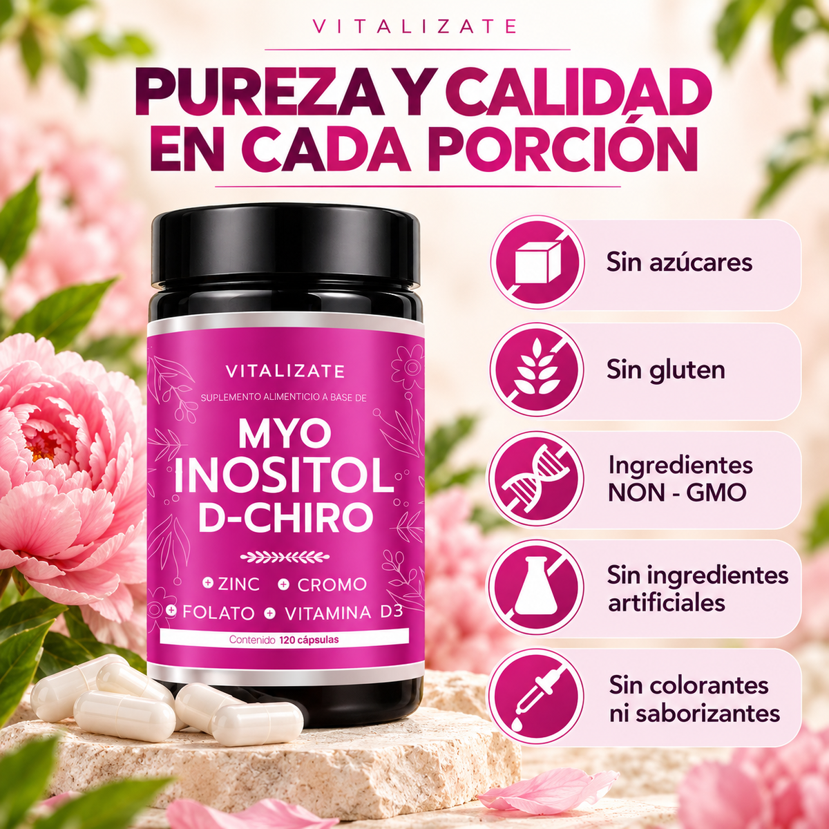 Myo Inositol + D-Chiro 40:1