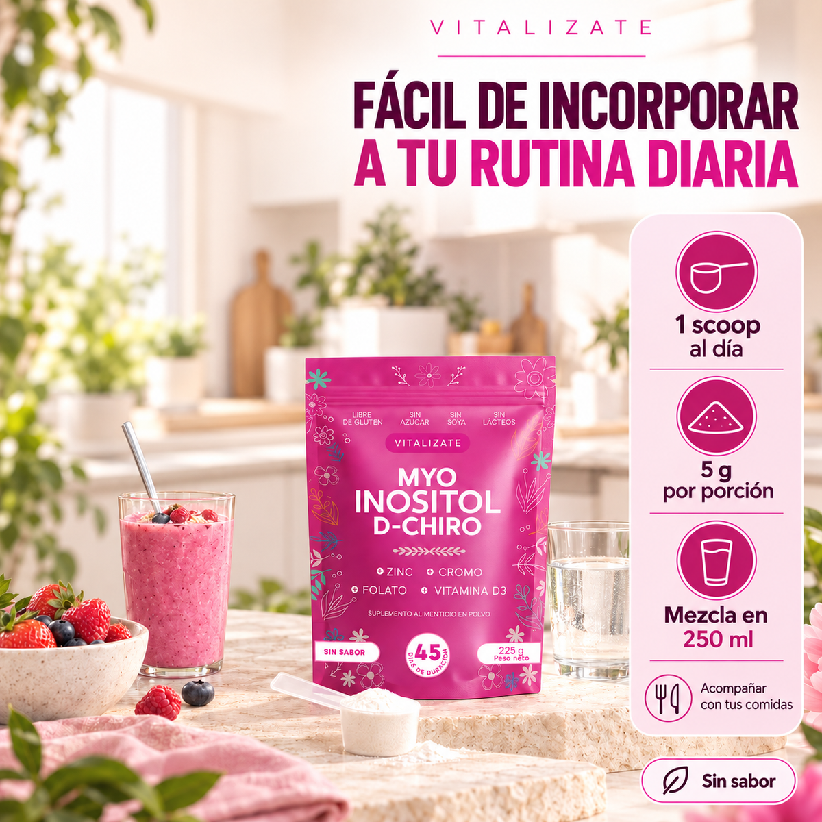 Myo Inositol + D-Chiro 40:1